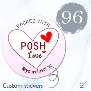 96 Thank You Stickers